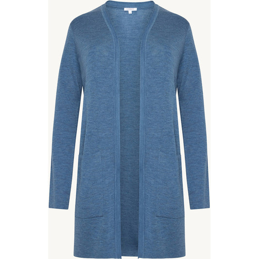 CLAIRE Knit CWCamille Cardigan 14155 Blue Iris Melange