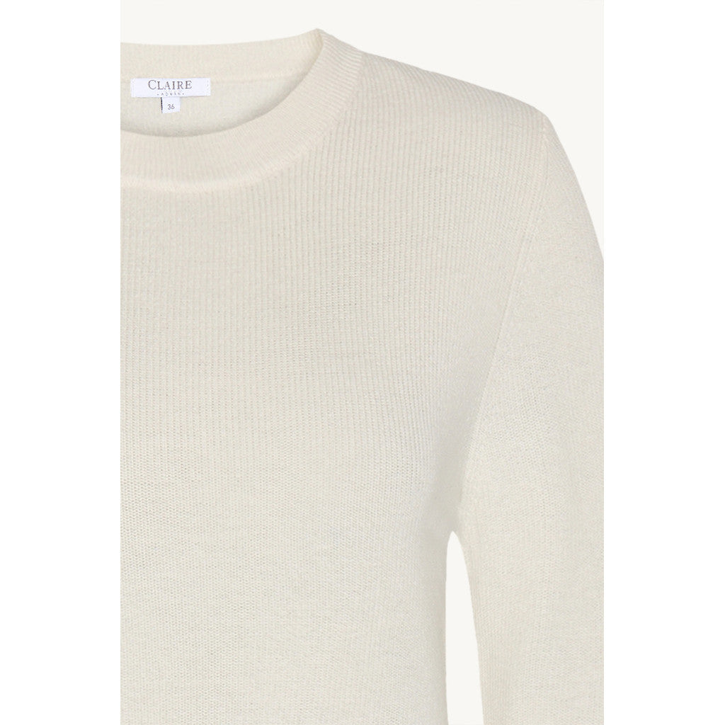 CLAIRE Knit CWPreet Pullover 3270 Ivory