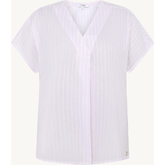 CLAIRE Shirt CWRebitta Stripe Shirts 4306 Pink Touch