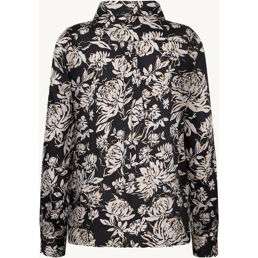 CLAIRE Shirt CWRenee Peonies Shirts 3244 Black