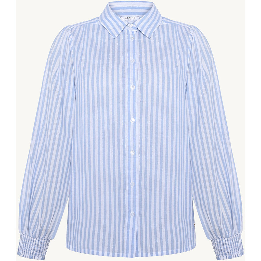 CLAIRE Shirt CWRenette Stripe Shirts 3185 Serenity