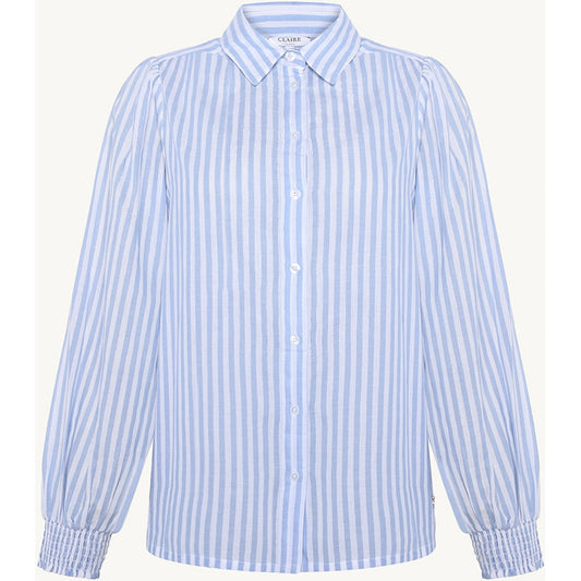 CLAIRE Shirt CWRenette Stripe Shirts 3185 Serenity