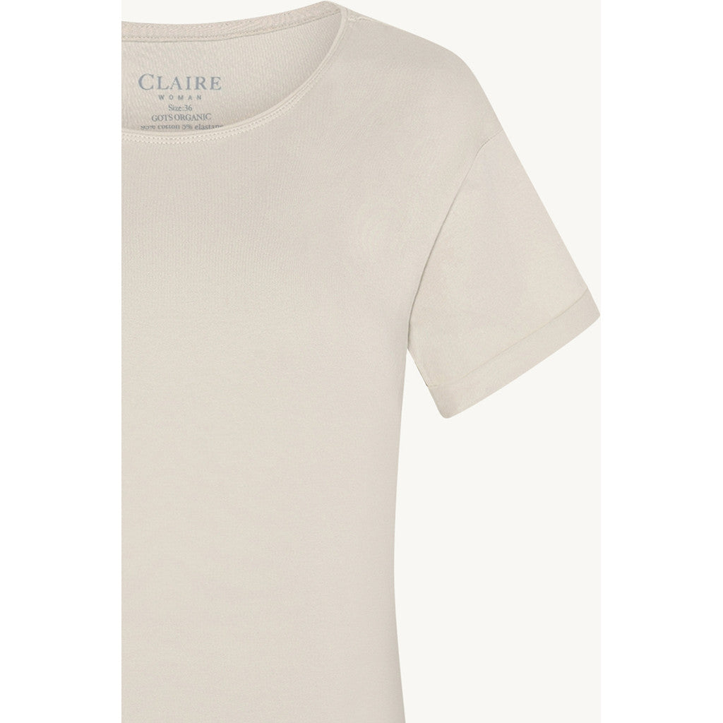 CLAIRE T-shirt CWAiofe T-shirt S/S 3261 Sand Stone