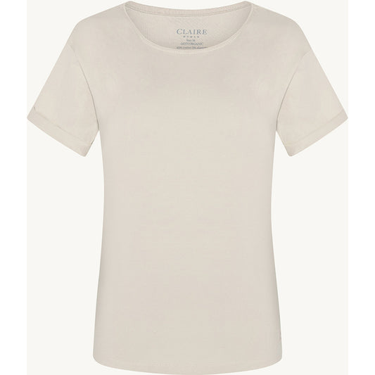 CLAIRE T-shirt CWAiofe T-shirt S/S 3261 Sand Stone