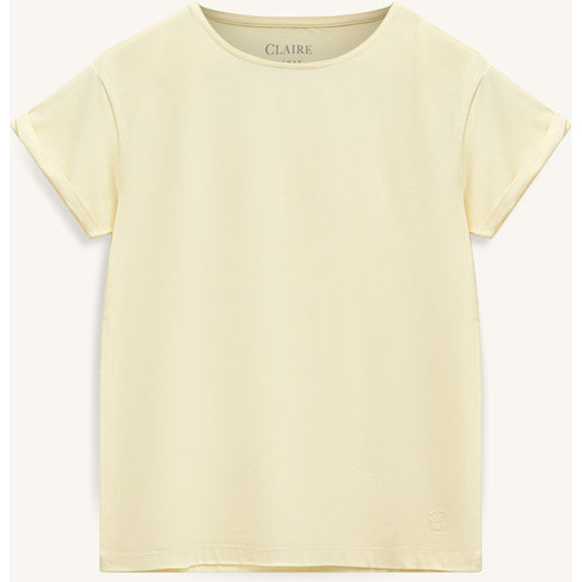 CLAIRE T-shirt CWAiofe T-shirt S/S 4626 Pale Yellow