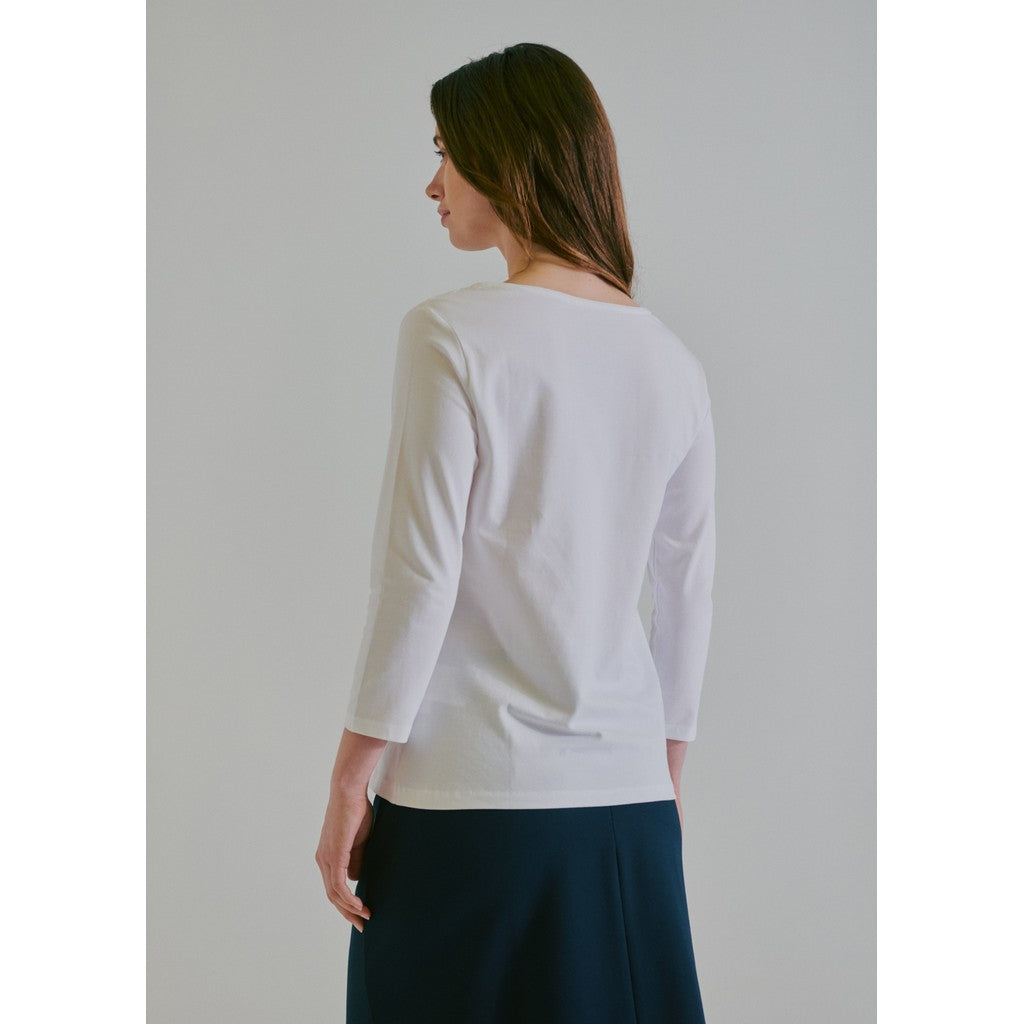 CLAIRE T-shirt CWAlba T-shirt L/S 3246 White