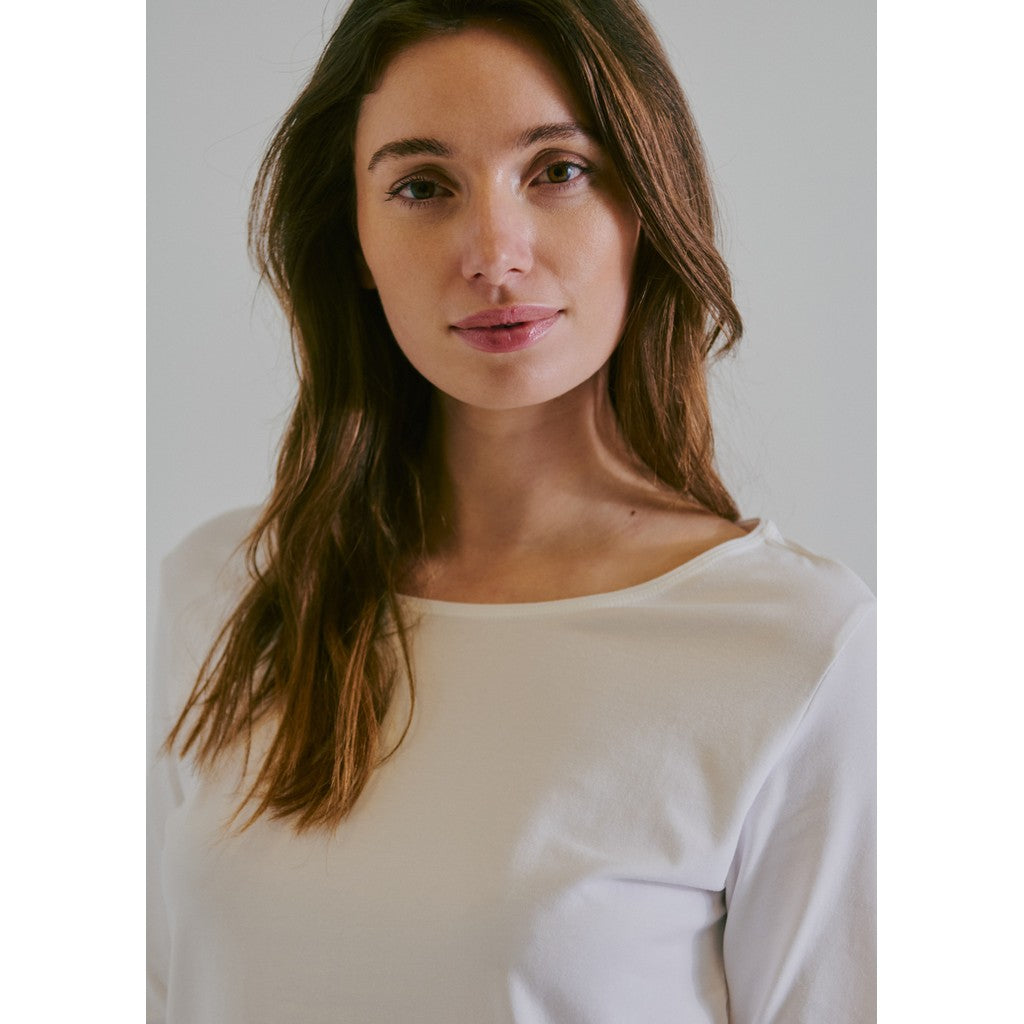 CLAIRE T-shirt CWAlba T-shirt L/S 3246 White
