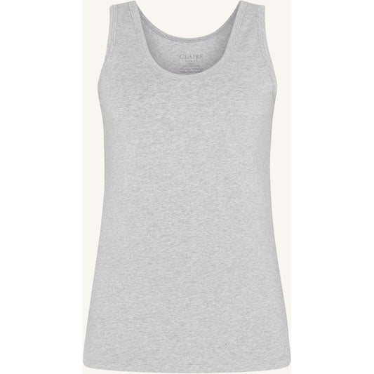 CLAIRE T-shirt CWAlexa Tops 1218 Soft Grey Melange