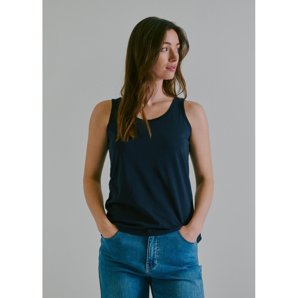 CLAIRE T-shirt CWAlexa Tops 3151 Dark Navy