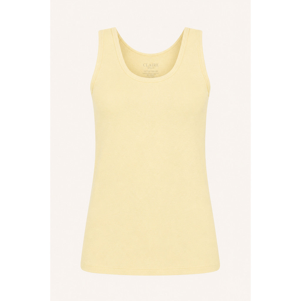 CLAIRE T-shirt CWAlexa Tops 4626 Pale Yellow