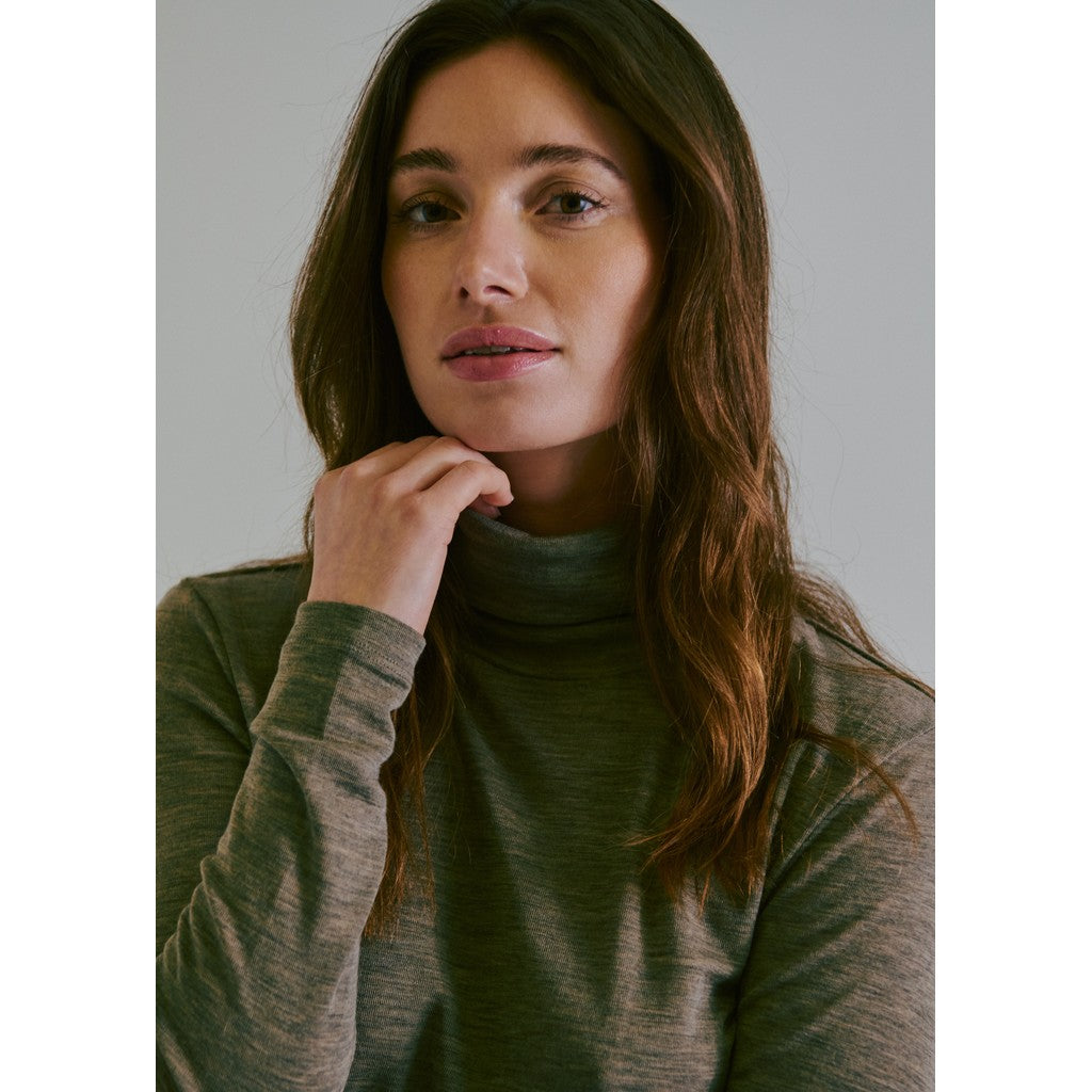 CLAIRE T-shirt CWAlys Pullover 13575 Taupe Melange