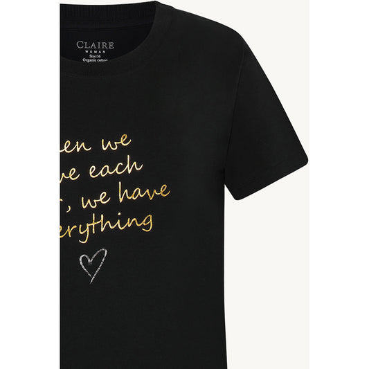 CLAIRE T-shirt CWAmani T-shirt S/S 3244 Black
