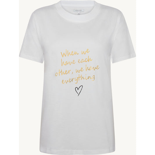 CLAIRE T-shirt CWAmani T-shirt S/S 3246 White