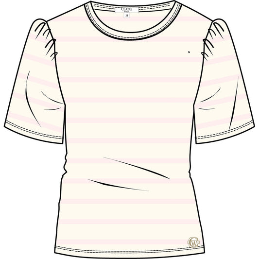CLAIRE T-shirt CWAnanya T-shirt S/S 4306 Pink Touch