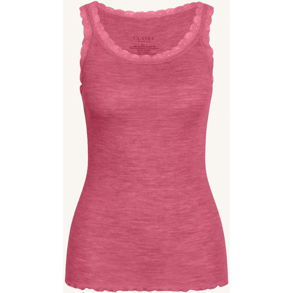 CLAIRE T-shirt CWAngela Tops 13726 Rose Wine Melange