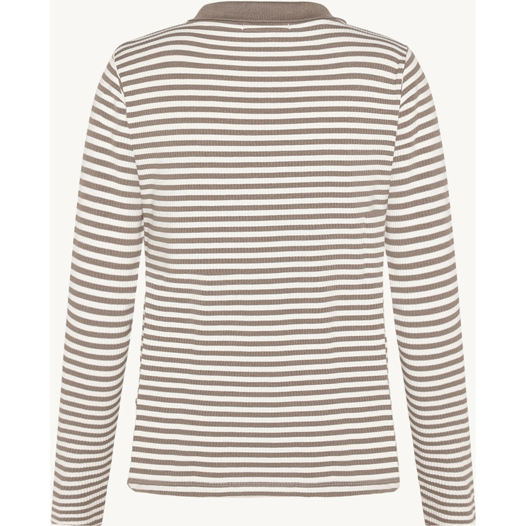 CLAIRE T-shirt CWAnthea Stripe T-shirt L/S 4522 Fossil