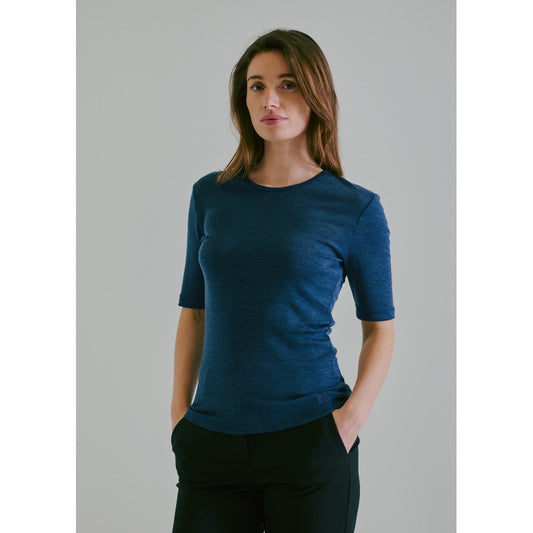CLAIRE T-shirt CWAuburn Slipdress 13129 Blues Melange