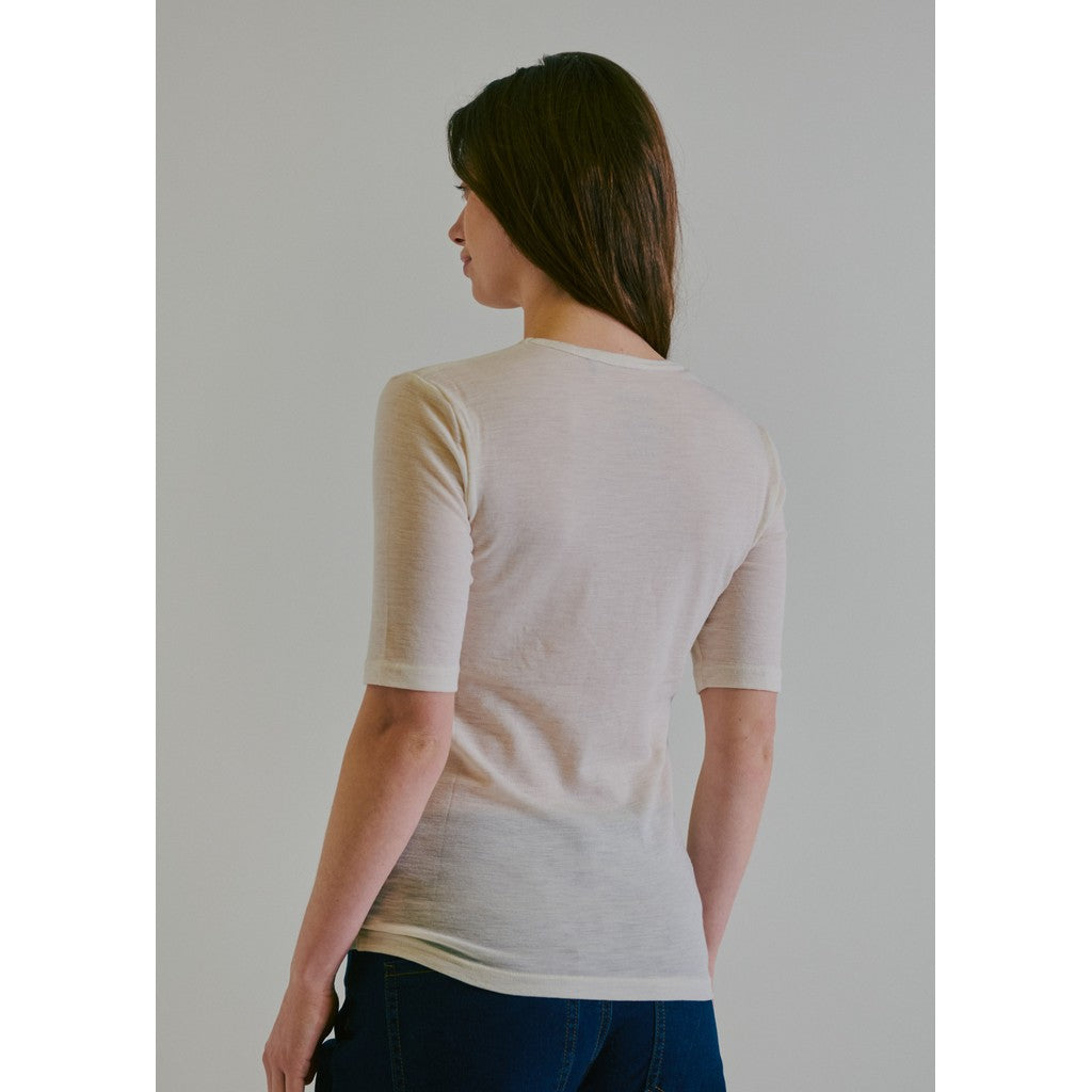 CLAIRE T-shirt CWAuburn Slipdress 3270 Ivory