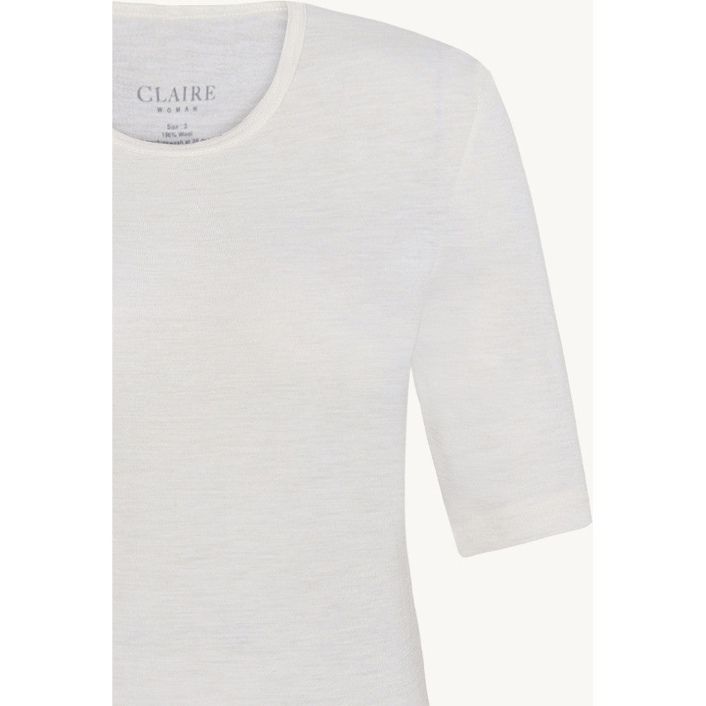 CLAIRE T-shirt CWAuburn Slipdress 3270 Ivory