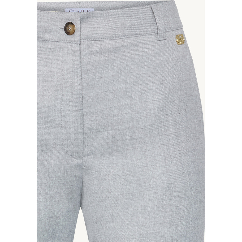 CLAIRE Trousers CWThira Trousers 1218 Soft Grey Melange